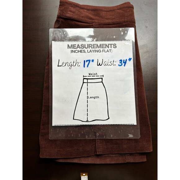 KÜHL Strova Brown Stretch Corduroy Skirt Outdoor Adventurewear Sz 10 - Picture 6 of 9